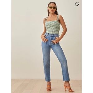 Reformation Blanchard Linen Top